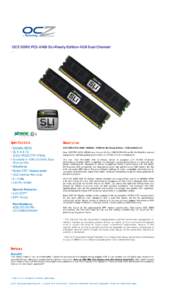 Serial presence detect / DDR2 SDRAM / Motherboard / OCZ Technology / Computer hardware / Nvidia / Computer memory