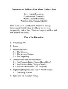 Business / Price indices / Economic theories / Competition / Inflation / Consumer price index / Price / Collusion / Price signal / Pricing / Marketing / Economics