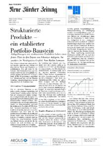 Date: Neue Zürcher Zeitung 8021 Zürichwww.nzz.ch