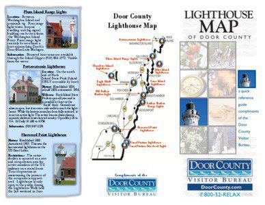 Plum Island Range Lights Location: Between Washington Island and