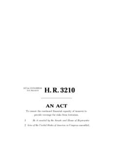107TH CONGRESS 1ST SESSION H. R[removed]AN ACT