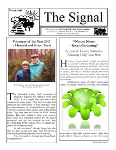 The Signal - March 2011, Page 1  March 2011 The Signal The Newsletter of The Paulinskill Valley Trail Committee: