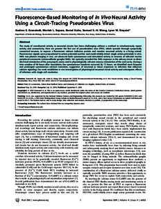 Neurobiology / Neural coding / Computational neuroscience / Pseudorabies / Neuron / Neuroglia / Astrocyte / Satellite glial cell / Lynn W. Enquist / Biology / Neuroscience / Nervous system