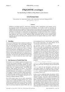 LATEX2HTML ervaringen  Bijlage Y 69