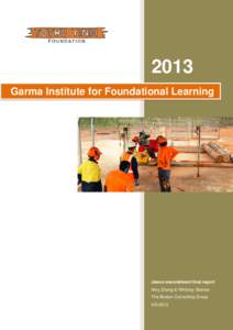 Garma Institute for Foundational Learning