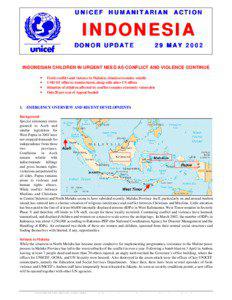 The Portuguese in Indonesia / Maluku Islands / Forced migration / Internally displaced person / Persecution / Ambon /  Maluku / Indonesia / Ambon Island / Maluku / United Nations / UNICEF / International relations