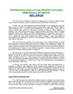 Microsoft Word - 2006SPEC301BELARUS.doc