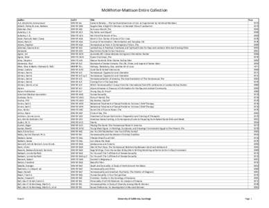 McWhirter-Mattison Entire Collection.xlsx