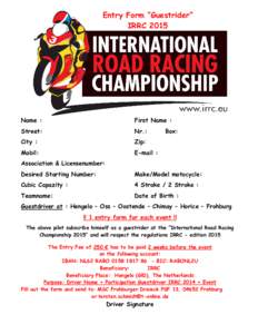 Entry Form Guestrider IRRC[removed]English