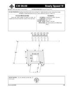 CM[removed]RULES: USPSA Rule Book, Current Edition Steely Speed VI COURSE DESIGNER: Nationals Design Team