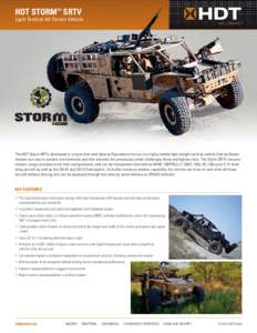 HDT Storm™ SRTV  Light Tactical All-Terrain Vehicle