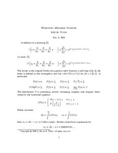 Minkowski / Bessel function / Mathematical analysis / Special functions / Fourier analysis