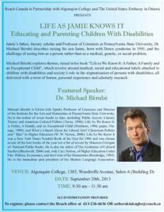Disability / Education in the United States / Education in New York City / Education in New York / Michael Bérubé / Bérubé / Regis High School