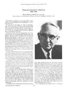 American Mineralogist, Volume 79, pages[removed], 1994  Memorial of EdwardP. Henderson