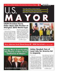 Since 1933, the Official Publication of The United States Conference of Mayors  May 24, 2010 Volume 77, Issue 09  U.S.