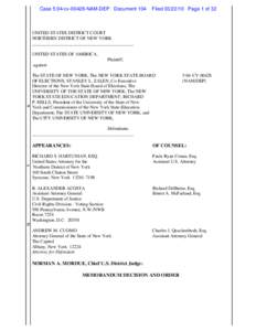 Case 5:04-cv[removed]NAM-DEP Document 104  Filed[removed]Page 1 of 32 UNITED STATES DISTRICT COURT NORTHERN DISTRICT OF NEW YORK