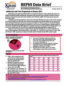 BEPHI Data Brief Kansas Department of Health and Environment Bureau of Epidemiology and Public Health Informatics November 2014, No. 10