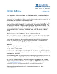 Media	
  Release	
   	
    	
    