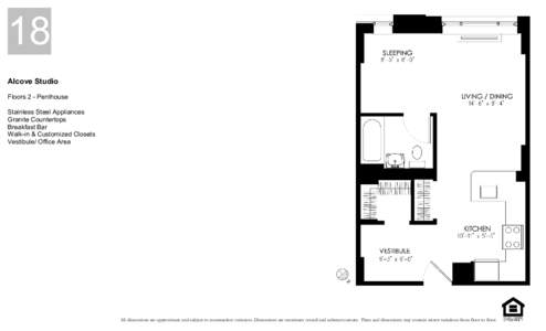 18  d Alcove Studio Floors 2 - Penthouse