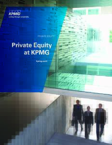PRIVATE EQUITY  Private Equity at KPMG kpmg.com