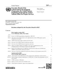 United Nations Population Fund / United Nations System / United Nations Development Programme / International Public Sector Accounting Standards / United Nations Development Group / United Nations / United Nations Office for Project Services