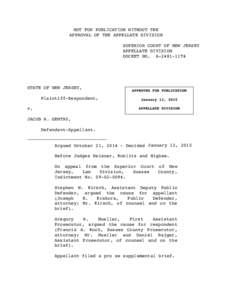 NOT FOR PUBLICATION WITHOUT THE APPROVAL OF THE APPELLATE DIVISION SUPERIOR COURT OF NEW JERSEY APPELLATE DIVISION DOCKET NO. A-2481-11T4