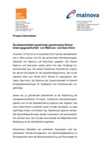 Gas-Union GmbH Dipl.-Kfm. Michael Gülden Leiter Marketing TelefonTelefaxE-Mail: 