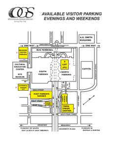 AVAILABLE VISITOR PARKING EVENINGS AND WEEKENDS NYS Office of General Services  ONE WAY