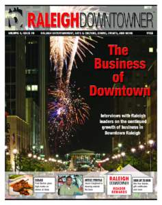 Raleigh Downtowner Magazine / Raleigh Chronicle / Research Triangle / Downtown / RBC Plaza / Fayetteville Street / Progress Energy Center for the Performing Arts / Fayetteville /  North Carolina / North Carolina / Research Triangle /  North Carolina / Raleigh /  North Carolina