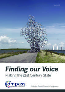 MarchFinding our Voice Making the 21st Century State  Edited by Gabriel Chanan & Neal Lawson