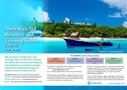 Australian Aid Resource and Training Guide (AARTG)  Mar/Apr 2015