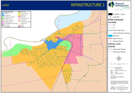 INFRASTRUCTURE 3  Loxton Development Zones  HERITAGE