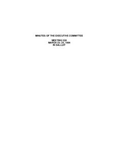 MINUTES OF THE EXECUTIVE COMMITTEE MEETING 339 MARCH[removed], 1994 IN SALLUIT  MINUTES OF THE EXECUTIVE COMMITTEE OF THE KATIVIK SCHOOL BOARD