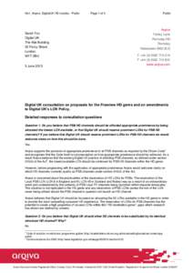 No1_Arqiva_DigitalUK HD condoc - Public  Page 1 of 3 Sarah Fox Digital UK