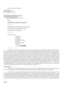 Privy Council Appeal No. 10 of[removed]Earl Pratt and (2) Ivan Morgan Appellants v. (1) The Attorney General for Jamaica and (2) The Superintendent of Prisons,