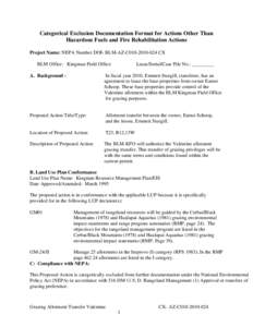 National Environmental Policy Act / Environmental impact statement / Grazing / Geography of Arizona / Kingman /  Arizona / Environment / Behavior / Impact assessment / Environmental science / 91st United States Congress