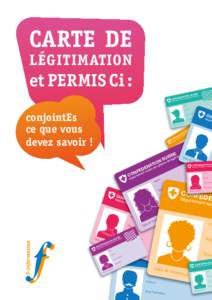 CARTE DE  LÉGITIMATION et PERMIS Ci : E