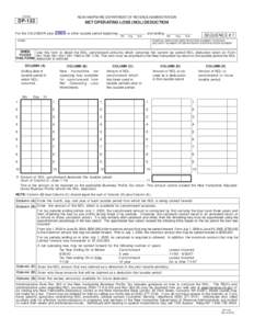 NOTE: FILE THIS FORM ONLY FOR AMENDED RETURNS. DO NOT USE FOR CURRENT TAX PERIOD FORM NEW HAMPSHIRE DEPARTMENT OF REVENUE ADMINISTRATION  DP-132