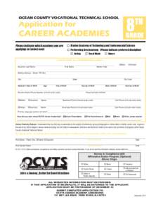 Ocean County Vocational Technical School / Marine Academy of Technology and Environmental Science / High school / Education / Alternative education / Vocational education