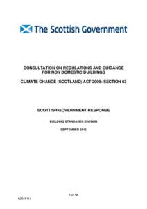 SECTION 7: SUSTAINABILITY CONSULTATION – INTERIM STATISTICAL SUMMARY REPORT