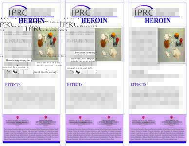 IPRC  Indiana Prevention Resource Center  HEROIN