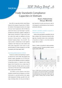 6  No. Trade Standards Compliance Capacities in Vietnam