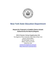 New York State Education Department / Charter School / University of the State of New York / Regents Examinations / Canadian Charter of Rights and Freedoms / Federal Charter school program / Education in the United States / Education / New York