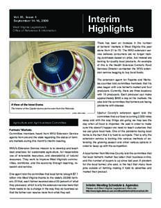 Interim Highlights - Sept. 2009