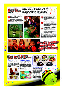 BEEBOT 2-3_Layout:32 Page 2  use your Bee-Bot to respond to rhymes 1