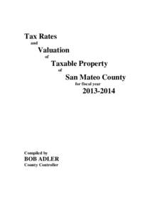 Tax Rates and Valuation of