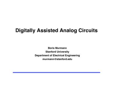 HC17.S5T3 Digitally Assisted Analog Circuits.ppt