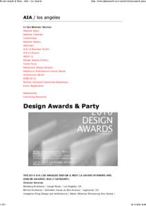 Design Awards & Party - AIA...