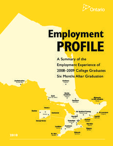 Employment  PROFILE A Summary of the Employment Experience of 2008–2009 College Graduates
