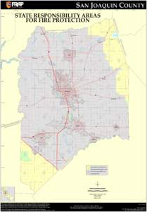 SAN JOAQUIN COUNTY 88 STATE RESPONSIBILITY AREAS FOR FIRE PROTECTION